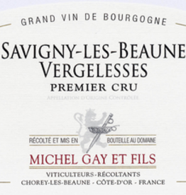 Michel Gay et Fils 2017 Savigny-les-Beaune Vergelesses 1er Cru