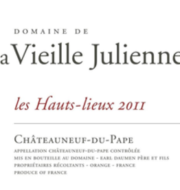 Domaine de la Vieille Julienne "les Hauts-lieux" Chateauneuf-du-Pape 2021