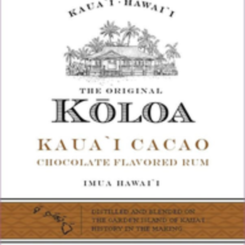 Koloa Kaua'i Cacao Chocolate Flavored Hawaiian Rum