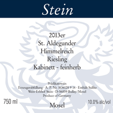 Stein "Himmelreich" Riesling Kabinett Feinherb 2020