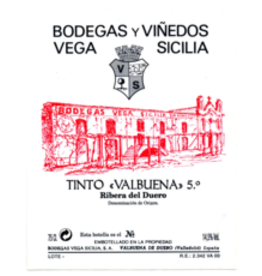 Vega Sicilia "Valbuena 5" Ribiera del Duero 2016