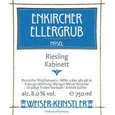 Weiser-Kunstler Enkircher Ellergrub Riesling Kabinett 2020