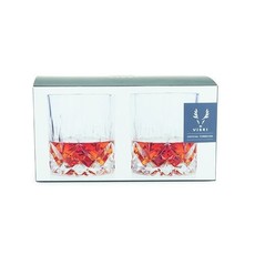 Viski "Admiral" Crystal Tumblers 2-Pack