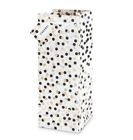 Tuxedo Dots Single Bottle Wine Gift Bag 1.5L