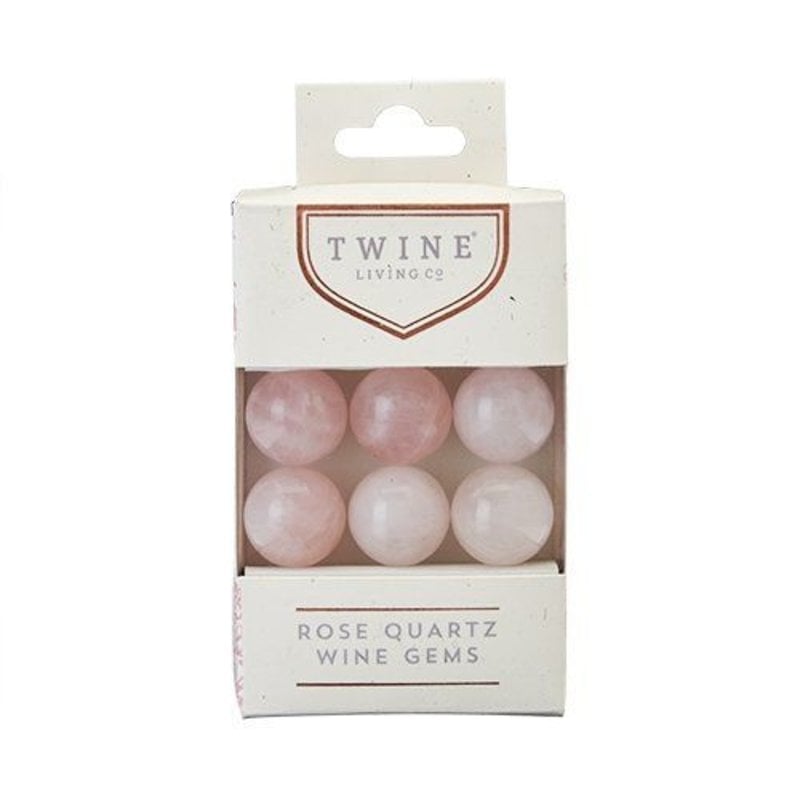 Twine Rose Quartz Wine Gems Set