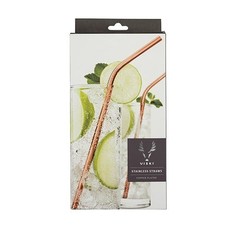 Viski Copper Cocktail Straws