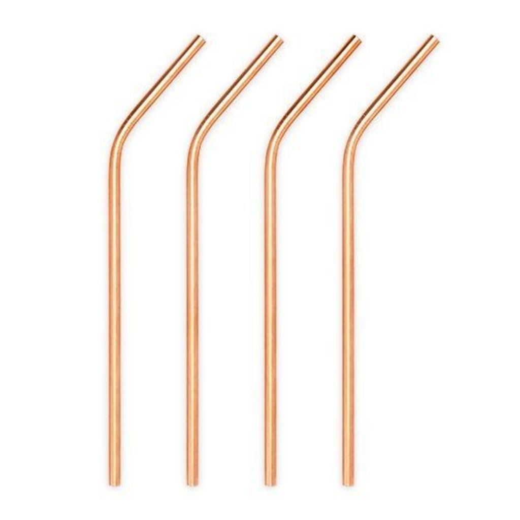 Viski Copper Cocktail Straws