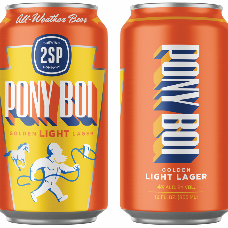 2SP Brewing Co "Pony Boi "Light Golden Lager 6-Pack