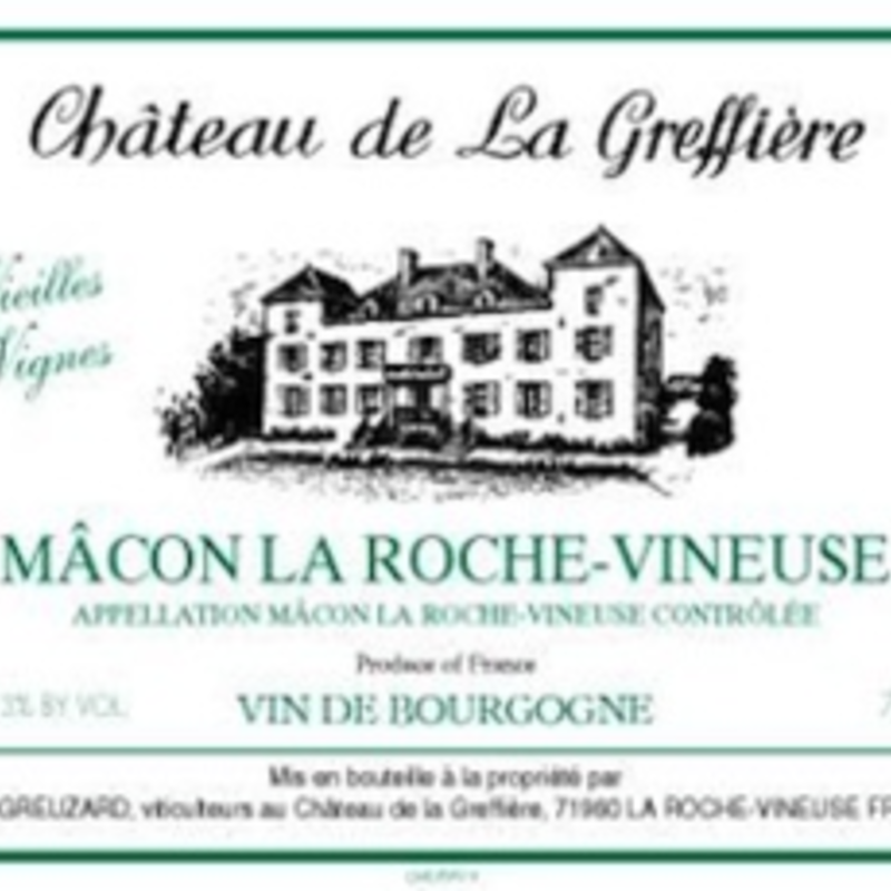 Chateau de La Greffiere Macon La Roche Vineuse 2019