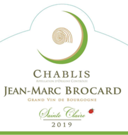 Jean Marc Brocard Chablis "Domaine Sainte-Claire" 2021