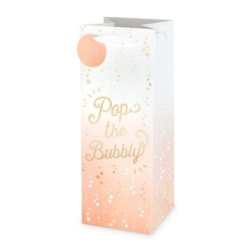 Pop The Bubbly 1.5L Single Wine Gift Bag