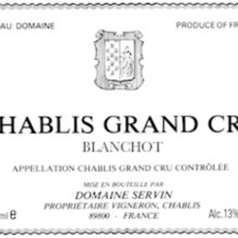 Domaine Servin Grand Cru Blanchot 2021