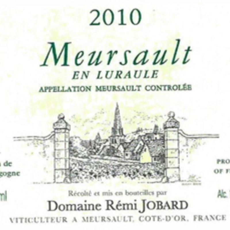Domaine Remi Jobard "En Luraule" Meursault Blanc 2019
