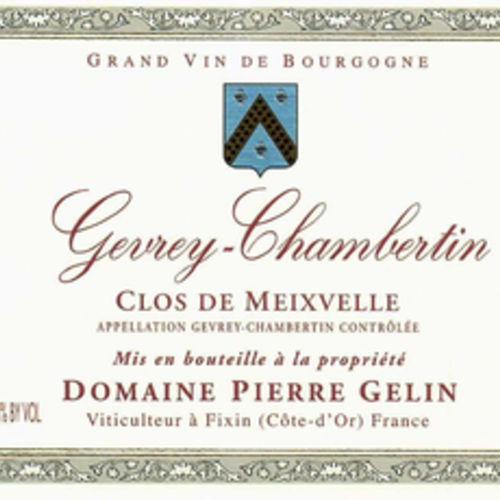 Pierre Gelin Gevrey-Chambertin "Clos de Meixvelle" 2018