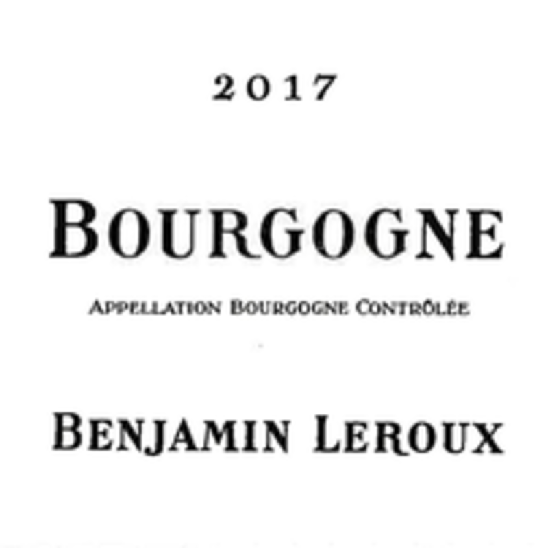 Benjamin Leroux Bourgogne Blanc 2018