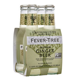 Fever Tree Ginger Beer 200mL 4-Pack