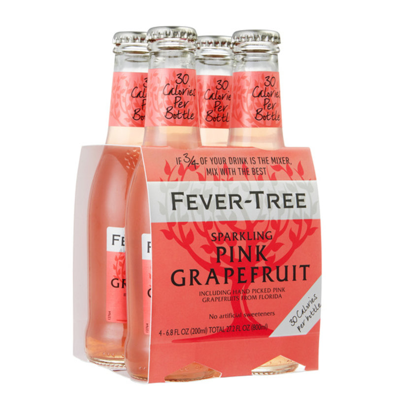 Fever Tree Sparkling Pink Grapefruit 200mL 4-Pack