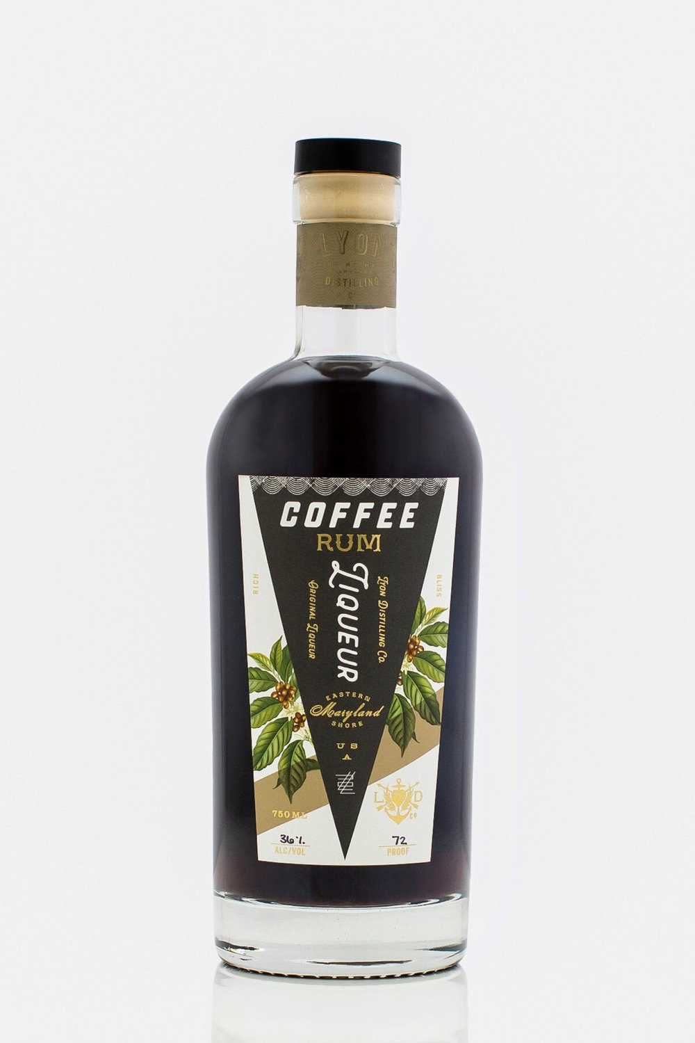 Lyon Distilling Coffee Rum Liqueur 750mL Bin 604 Wine + Spirits