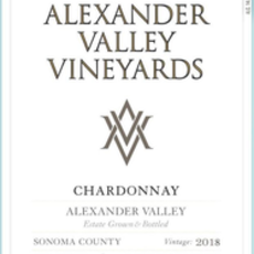 Alexander Valley Vineyards Alexander Valley Vineyards Chardonnay 2018 375mL
