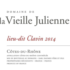 Domaine de la Vieille Julienne "lieu-dit Clavin" Cotes-du-Rhone 2020