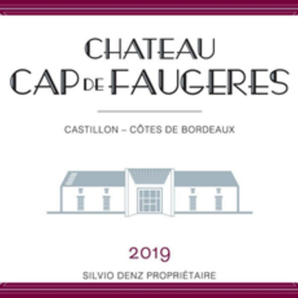 Chateau Cap de Faugeres Castillon Côtes de Bordeaux 2019