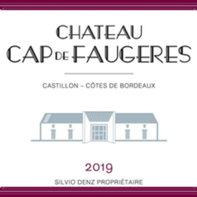 Chateau Cap de Faugeres Cotes de Castillon 2019