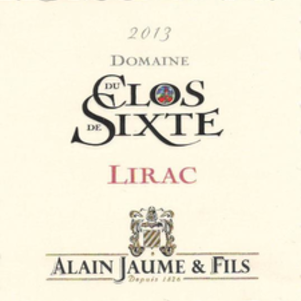 Alain Jaume Domaine du Clos de Sixte Lirac 2018