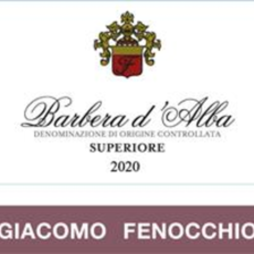 Giacomo Fenocchio Barbera d'Alba Superiore 2021