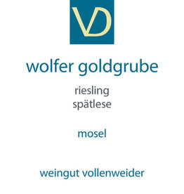 Vollenweider Riesling Goldgrube Spatlese 2014