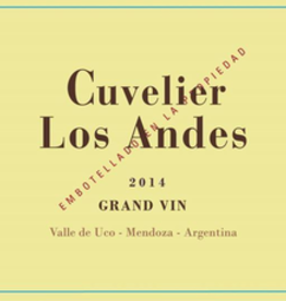 Cuvelier Los Andes Cuvee  Vin 2018