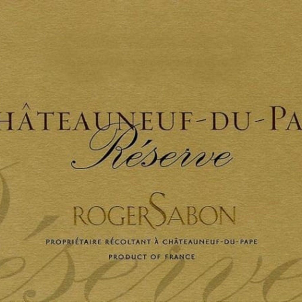 Roger Sabon "Reserve" Chateauneuf du Pape 2020