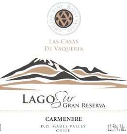 Las Casas de Vaqueria "Lago Sur" Gran Reserva Carmenere 2022