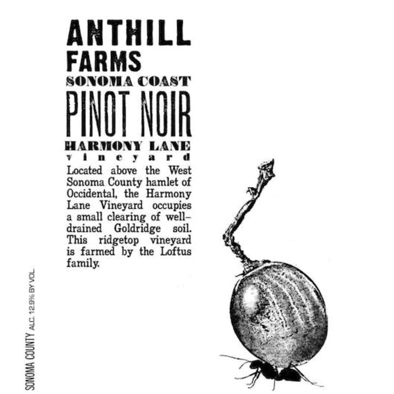 Anthill Farms Harmony Lane Pinot Noir 2021
