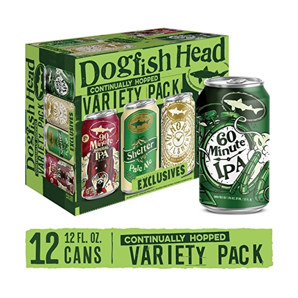 Dogfish Head "Continually Hopped" Variety 12-Pack