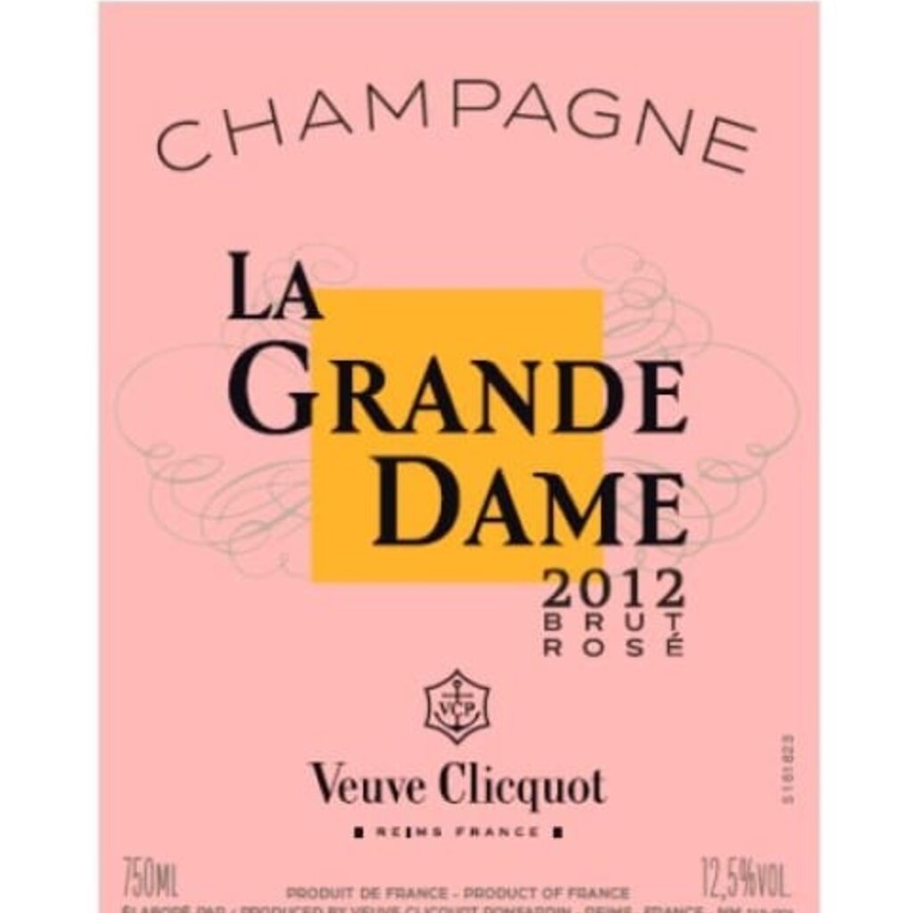 Veuve Clicquot La Grande Dame Rose 2012 750ml