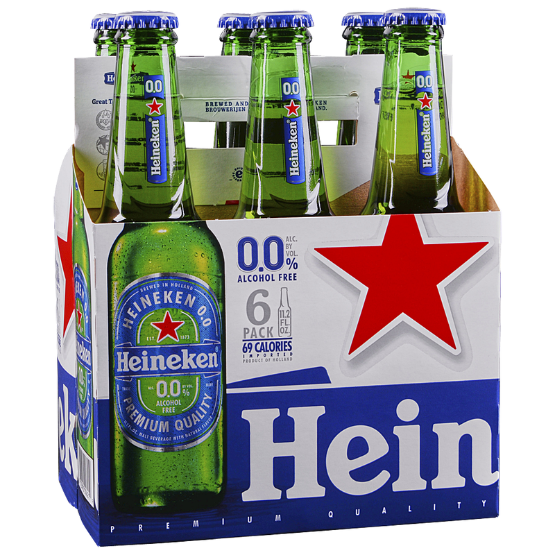 Heineken 0.0 Non-Alcoholic Beer 6-Pack