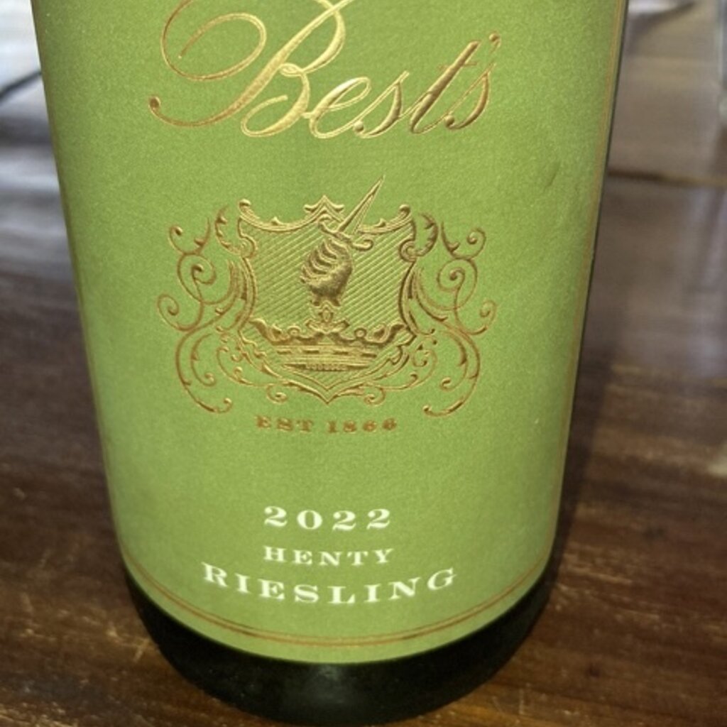 Best's Great Western Henty Riesling 2022