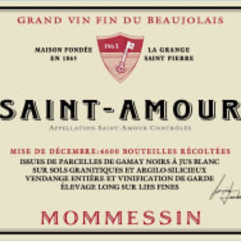 Mommessin Saint-Amour Grandes Mises 2019