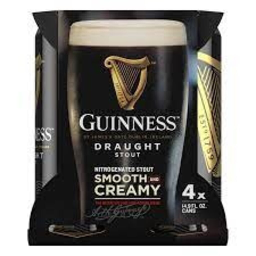 Guinness Draught Stout 4-Pack Cans