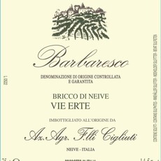 Cigliuti Barbaresco Vie Erte 2020