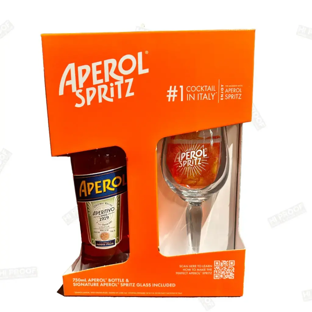 Aperol with Spritz Glass