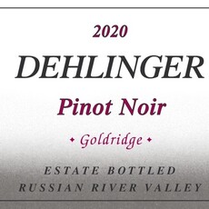 Dehlinger "Goldridge"  Russian River Valley Pinot Noir 2020