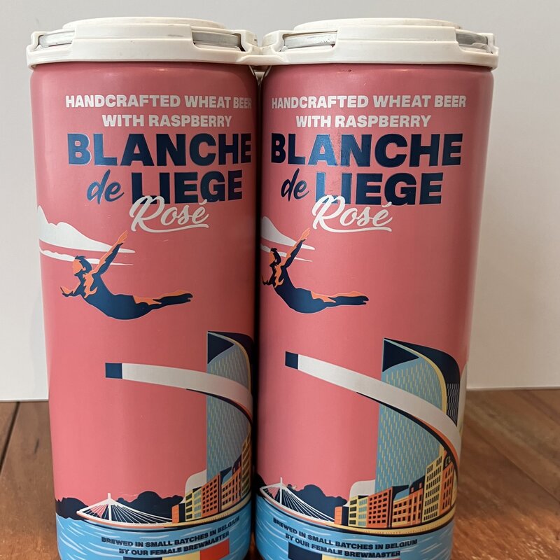 Val Dieu Blanche de Liege Rose 4-Pack Cans