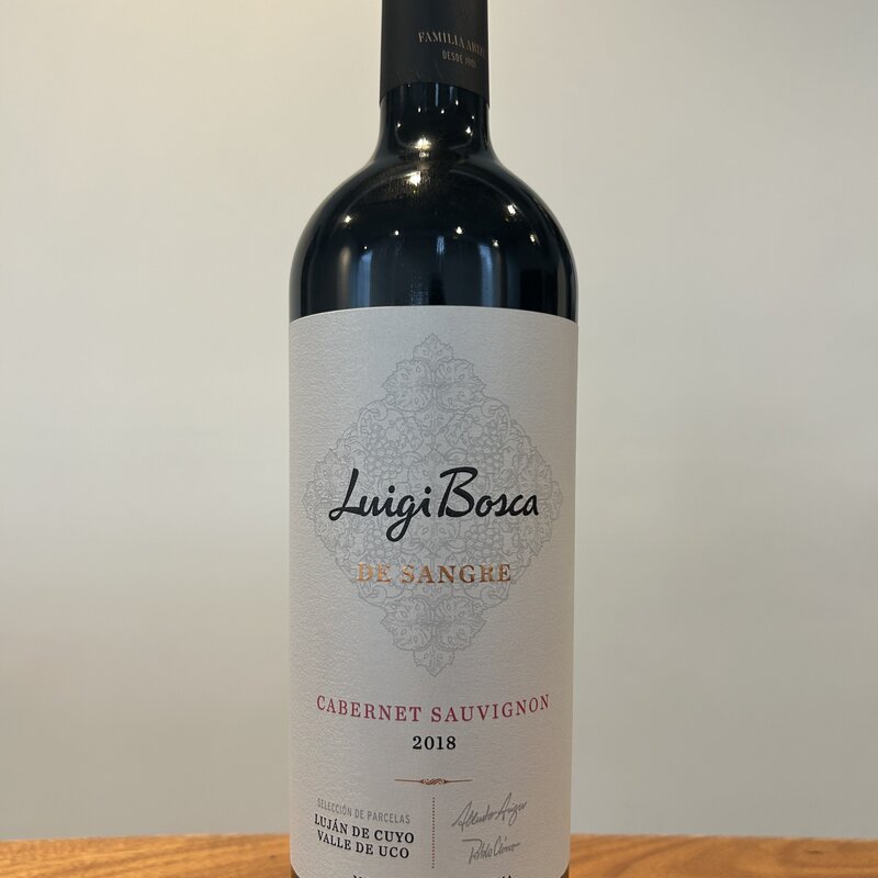 Luigi Bosca "De Sangre" Cabernet Sauvignon 2018