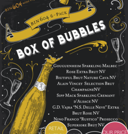 Bin 604 Wine + Spirits Box of Bubbles 2024