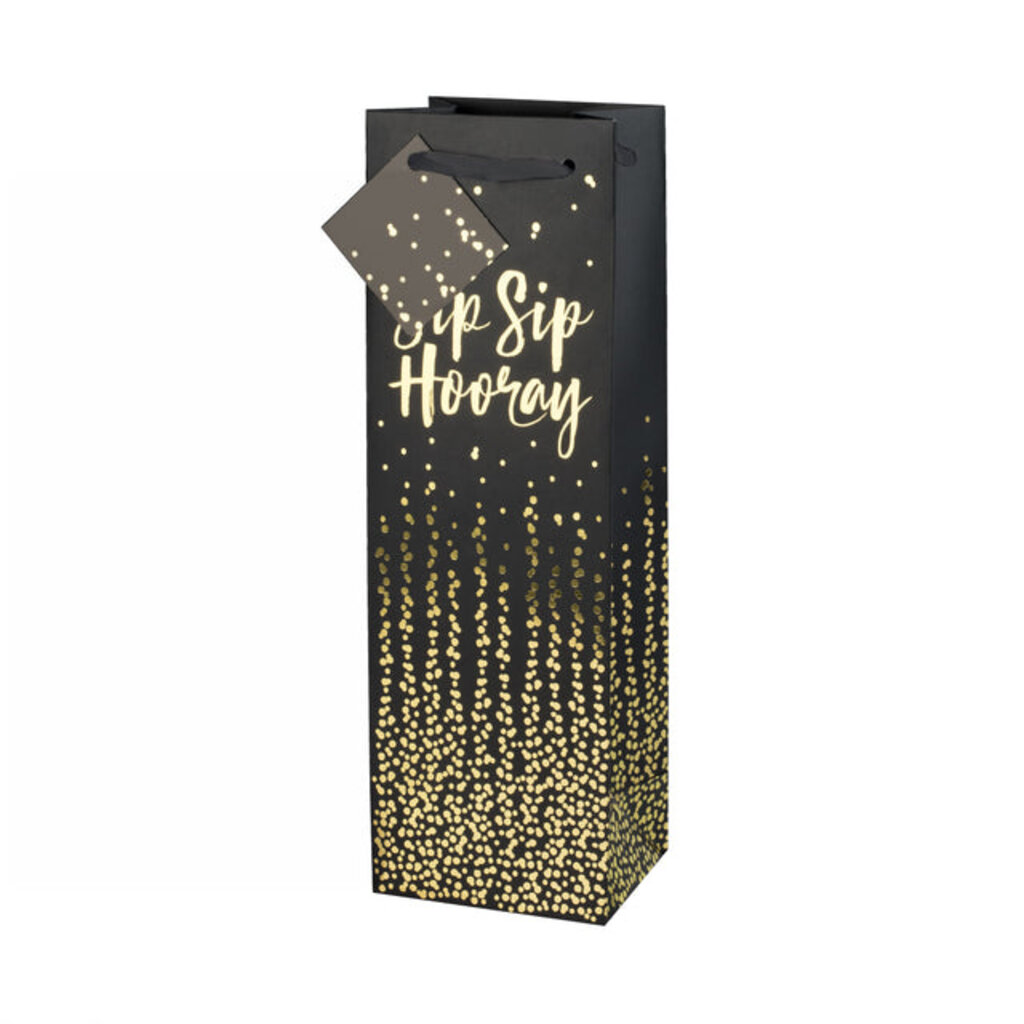 Bubbles Single Bottle Wine Gift Bag