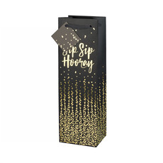 Bubbles Single Bottle Wine Gift Bag