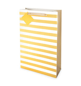 Ritzy Stripe Double Bottle Wine Gift Bag