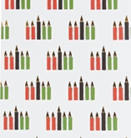 Candles Holiday Single Bottle Wine Gift Bag