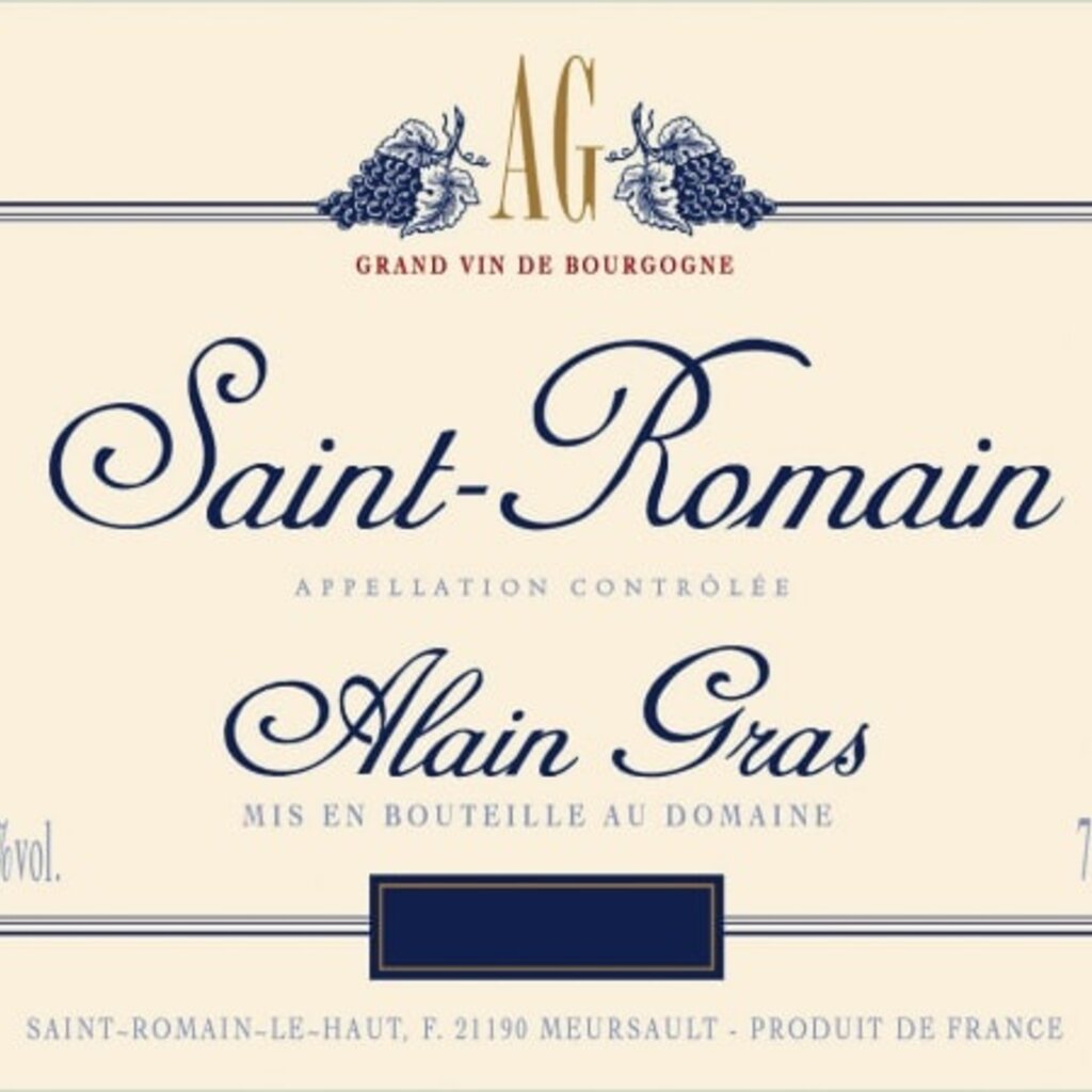 Alain Gras St. Romain Rouge 2020